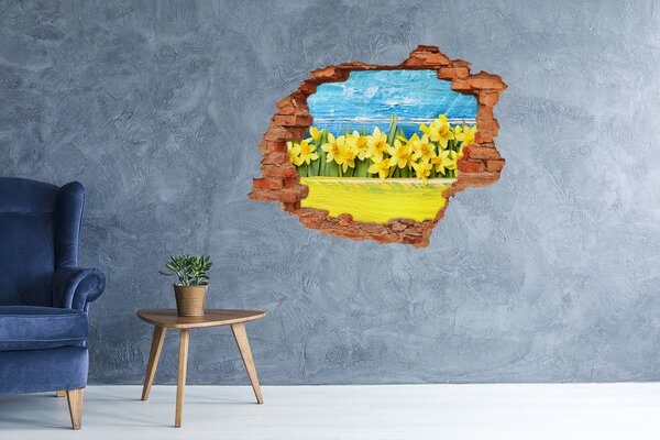 Samolepící díra na stěnu nálepka Narcis nd-c-79578673