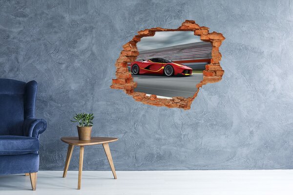 Foto fotografie díra na zeď Sportovní auto nd-c-80032462