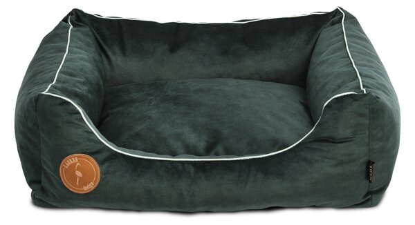 Pelech Cézar VELVET, láhvově zelená Velikost: M (80 x 70cm)