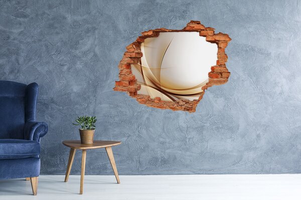 Díra 3D fototapeta nálepka Abstrakce vlny nd-c-79976073