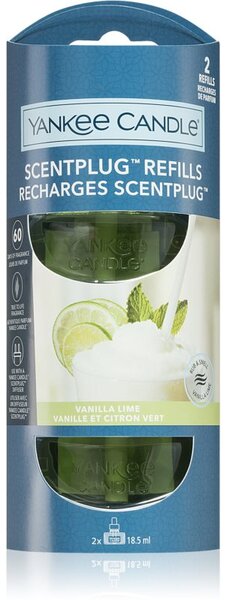 Yankee Candle Vanilla Lime Refill náplň do elektrického difuzéru 2x18,5 ml