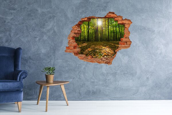 Nálepka fototapeta 3D výhled beton Les nd-c-80221074