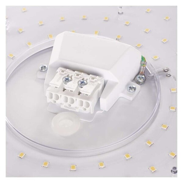 EMOS LED přisazené svítidlo TIVI, B CLASS, kruhové bílé 5,2W, IP44, teplá bílá