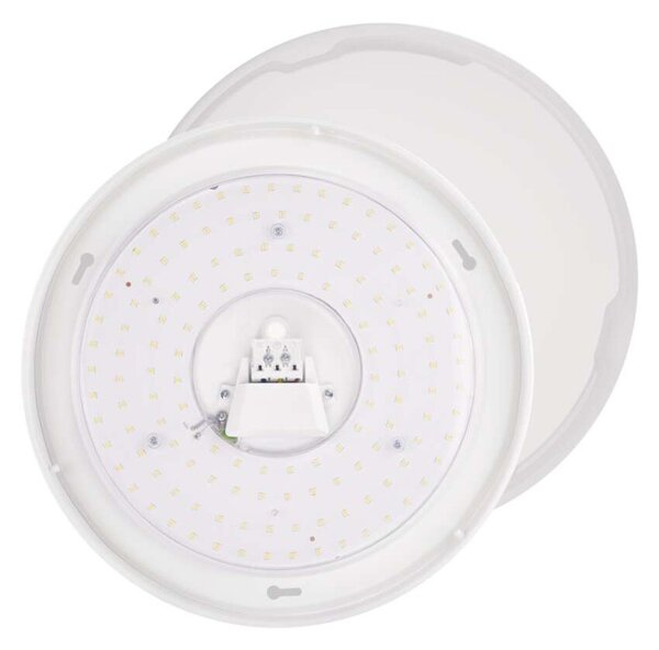 EMOS LED přisazené svítidlo TIVI, B CLASS, kruhové bílé 8,6W, IP44, teplá bílá
