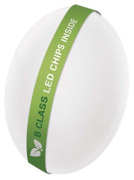 EMOS LED přisazené svítidlo TIVI, B CLASS, kruhové bílé 12,5W, IP44, teplá bílá