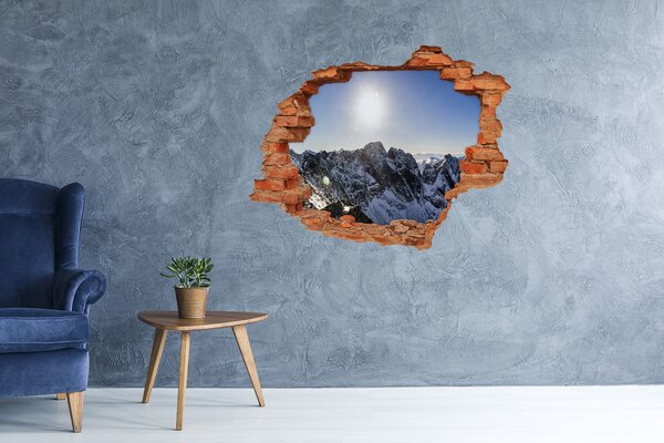 Nálepka fototapeta 3D výhled Zima v Tatrách nd-c-80482542