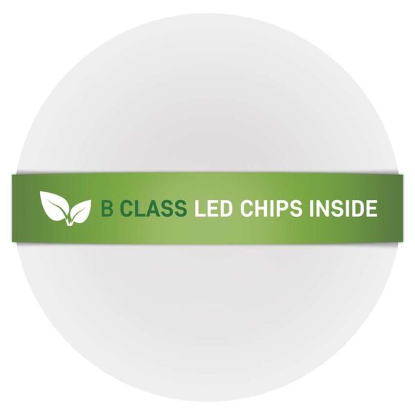 EMOS LED přisazené svítidlo TIVI, B CLASS, kruhové bílé 12,5W, IP44, teplá bílá
