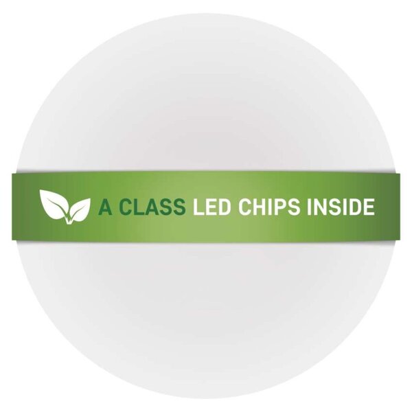 EMOS LED přisazené svítidlo TIVI, A CLASS, kruhové bílé 8,6W, IP44, neutrální bílá
