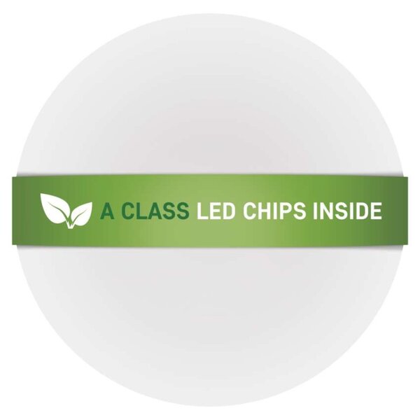 EMOS LED přisazené svítidlo TIVI, A CLASS, kruhové bílé 12,5W, IP44, neutrální bílá