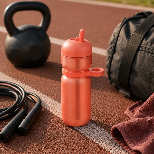 Sportovní láhev Flip, 600ml, Mepal, oranžová