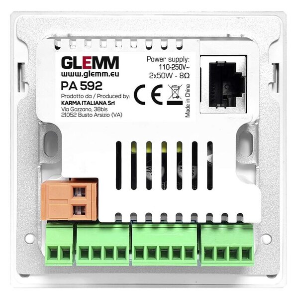 GLEMM PA592 nástěnný přehrávač se zesilovačem