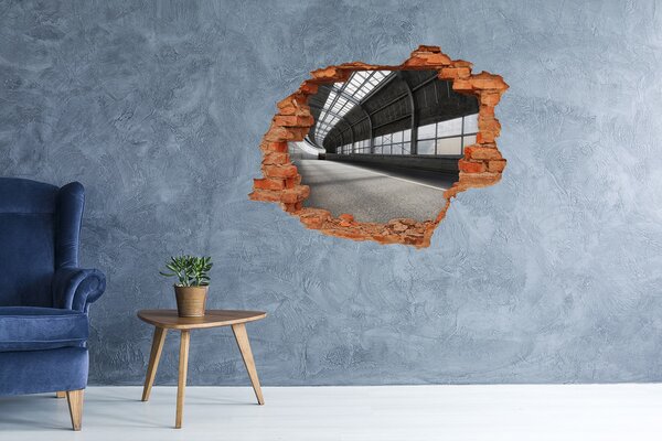 Fototapeta díra na zeď 3D Cesta v tunelu nd-c-81367469
