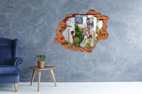 Fototapeta díra na zeď 3D Romantická ulička nd-c-81935721