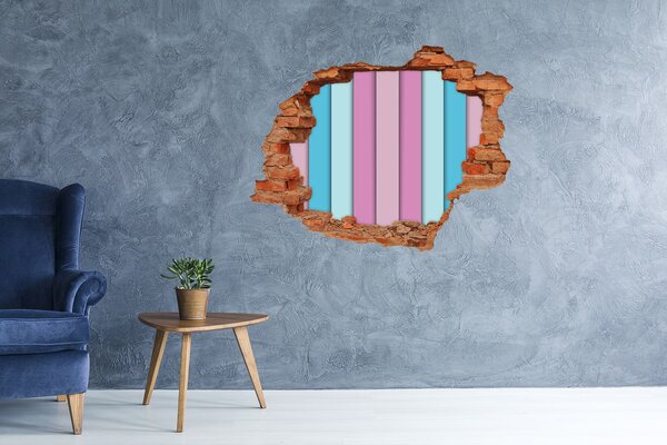 Díra 3D fototapeta nálepka Barevné pásky nd-c-82682743