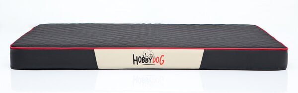 Hobbydog Matrace pro psy Premium, černá/černá eko kůže Velikost: M - 80 x 54 x 8cm