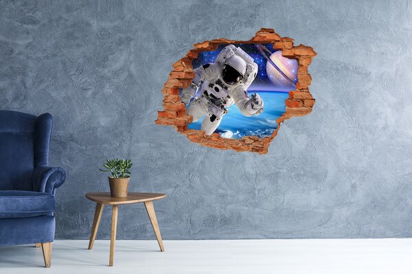 Foto fotografie díra na zeď Astronaut nd-c-83411618