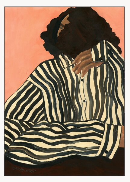 Plakát Serene Stripes by Hanna Peterson x The Poster Club