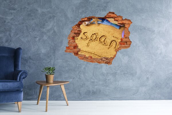 Samolepící díra na stěnu Španělský nápis nd-c-84923238