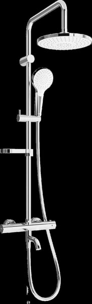 Mexen KX05 sprchový set s termostatickou vanovou baterií Kai, chromová, 779000591-00