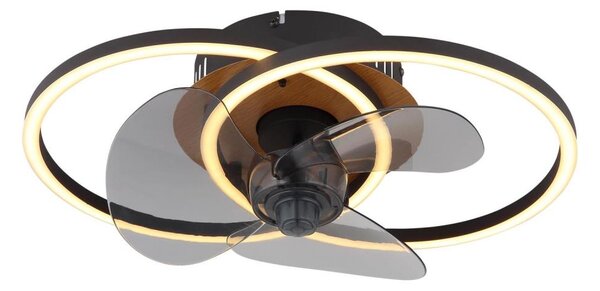 Globo 03661 - LED Stmív. stropní ventilátor KAREN LED/24W/230V 2700-6500K + DO