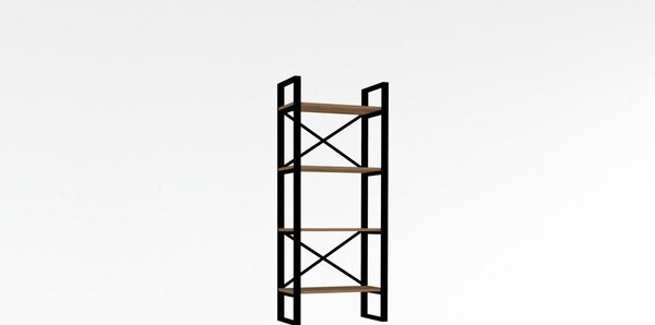 Kalune Design Knihovna Adisa II ořech