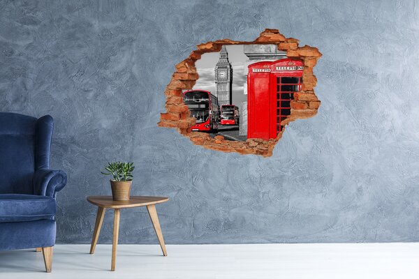Fototapeta díra na zeď Červené autobusy nd-c-86269238
