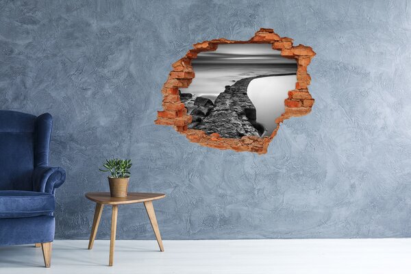 Nálepka fototapeta 3D výhled Kamenná pláž nd-c-86464123