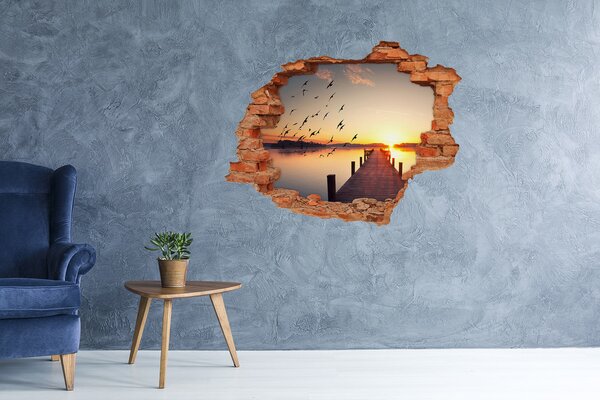 Nálepka fototapeta 3D výhled Západ slunce nd-c-86450983