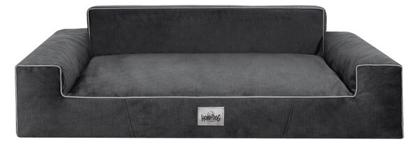 HobbyDog Pelech Glamour - Tmavě šedý Fancy VELIKOST: XL - 100 x 68 cm