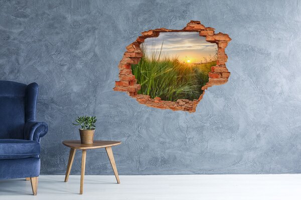 Nálepka fototapeta 3D výhled Pole pšenice nd-c-86489340