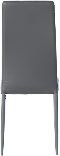 Jídelní židle Mayfair - koženka - Šedá