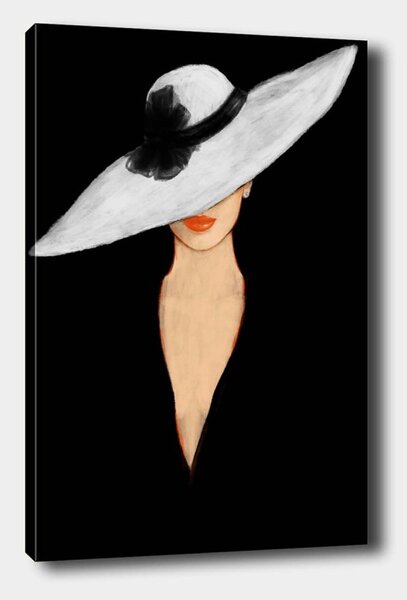 Wallity Obraz LETITTIA 50x70 cm černý/bílý