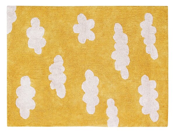 Pratelný koberec cloudio 120 x 160 cm žlutý