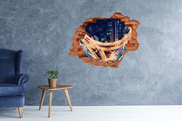 Fototapeta díra na zeď 3D Dálnice Tokio nd-c-87800374