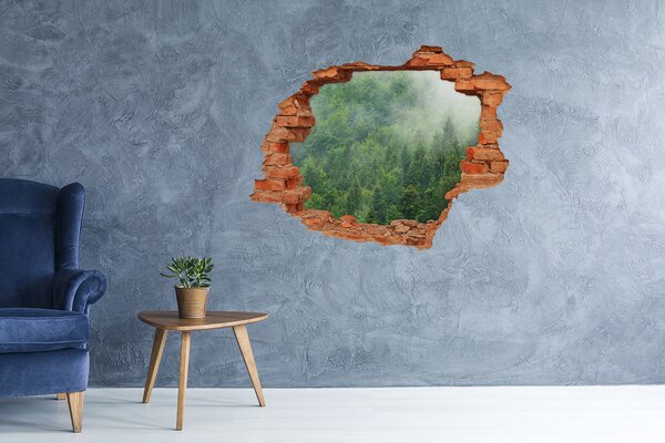 Samolepící díra nálepka Tajemný les nd-c-88640523