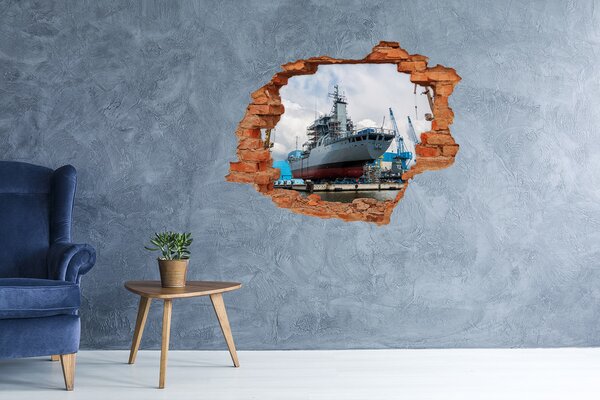 Fototapeta díra na zeď Loděnice loď nd-c-89063954