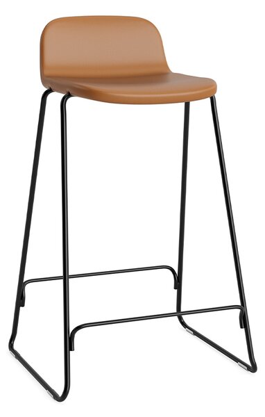 Normann Copenhagen designové barové židle Just Barstool W.Back Low (výška 65cm)