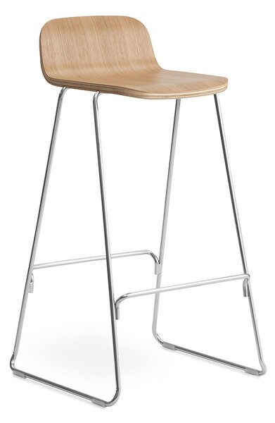 Normann Copenhagen designové barové židle Just Barstool W.Back High (výška 75cm)