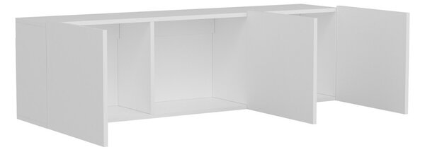 Hanah Home TV stolek White 150 cm bílý
