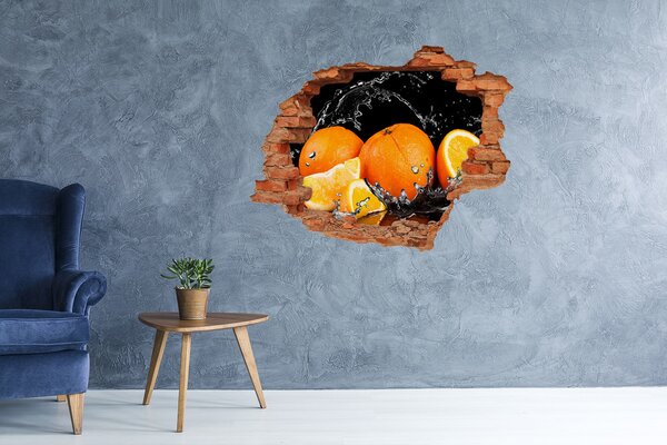 Fototapeta díra na zeď Pomeranče a voda nd-c-89166041