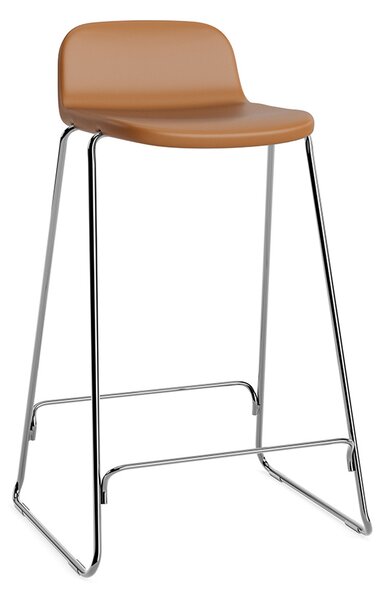 Normann Copenhagen designové barové židle Just Barstool W.Back Low (výška 65cm)