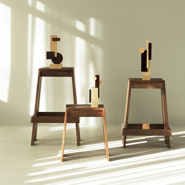 Normann Copenhagen designové barové židle Let Barstool Low (65 cm)