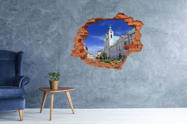 Fototapeta díra na zeď 3D Řešov Polsko nd-c-89557512