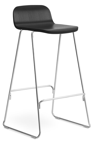 Normann Copenhagen designové barové židle Just Barstool W.Back High (výška 75cm)