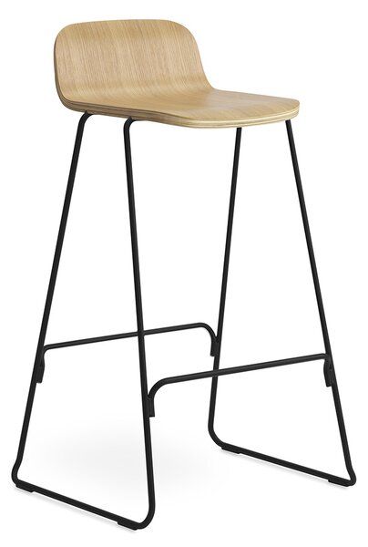 Normann Copenhagen designové barové židle Just Barstool W.Back High (výška 75cm)