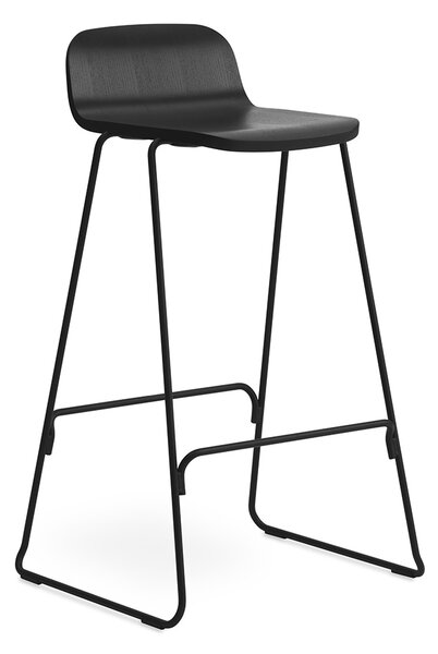 Normann Copenhagen designové barové židle Just Barstool W.Back High (výška 75cm)