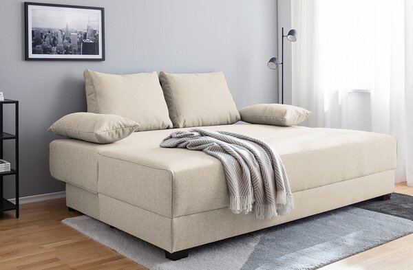 ROZKLÁDACÍ POHOVKA, textil, krémová MID.YOU - Rozkládací pohovky, Online Only