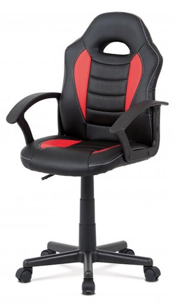 Autronic Kancelářská židle KA-V107 RED červená-černá