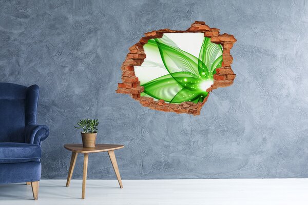 Samolepící díra zeď 3D Abstrakce nd-c-90111246