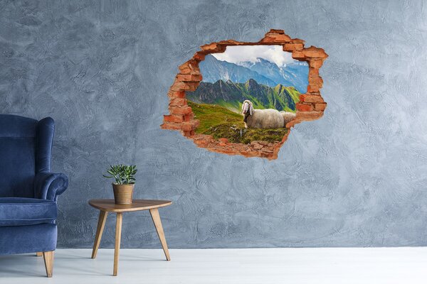 Nálepka fototapeta 3D na zeď Ovce v Alpách nd-c-90327187
